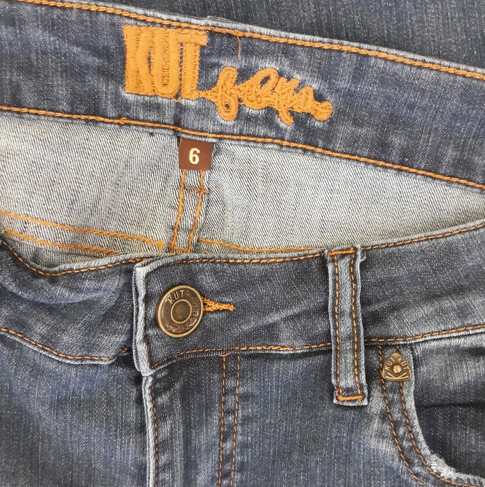 KUT from the cloth crop Jeans sz 6 *C6 - Picture 2 of 7